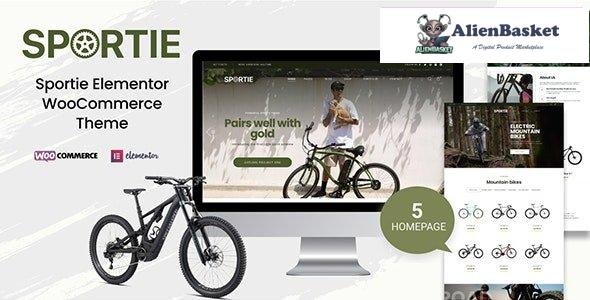 36007 Sportie v1.0.5 - Elementor WooCommerce Theme 