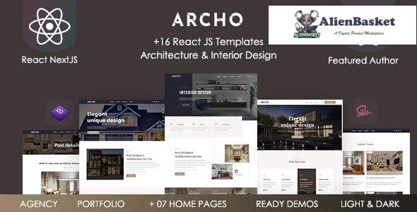 29959 Archo v1.0 - React Architecture & Interior Template 