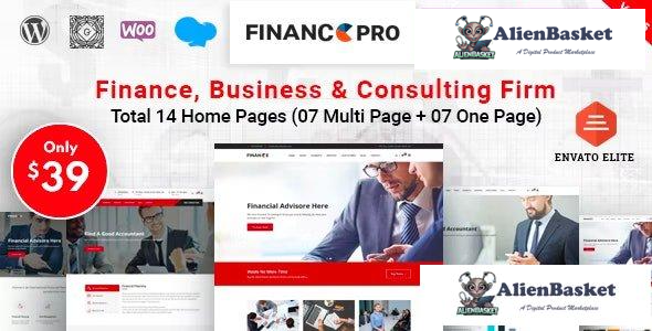 29968 Finance Pro v1.8.5 - Business & Consulting WordPress Theme 