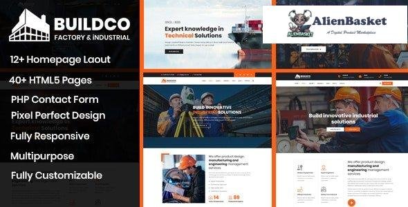 29998 Buildco v1.0 - Factory, Industrial & Construction Template 