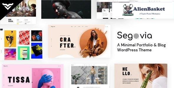 30008 Segovia v1.5.4 - A Minimal Portfolio And Blog WordPress Theme 