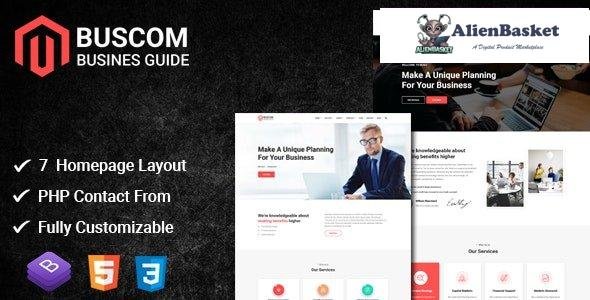 30021 Buscom v1.5 - Multipurpose Business and Corporate Template 