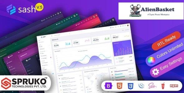 30027 Sash v5.0 - Bootstrap 5 Admin & Dashboard Template 