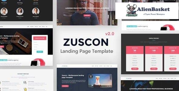 30026 Zuscon v2.0.0 - Bootstrap 5 Landing Page Template 