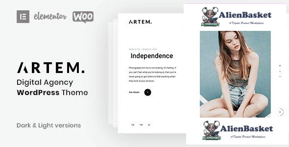 30062 Artem v1.3.9 - Digital Agency WordPress Theme 