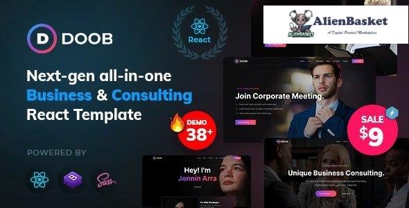 30118 Doob v1.0 - Business and Consulting React Template 