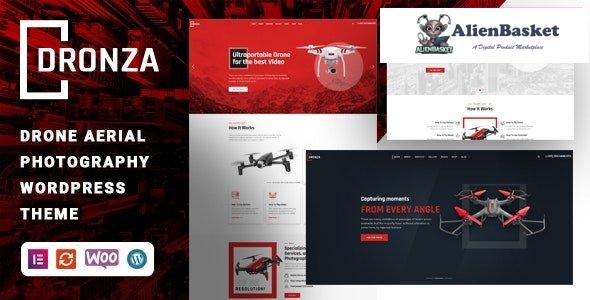 30146 Dronza v1.4 - Drone Aerial Photography WordPress Theme 