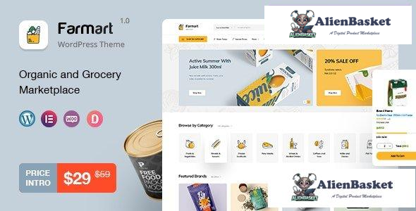 33651 Farmart v1.0.4 - Organic & Grocery Marketplace WordPress Theme 