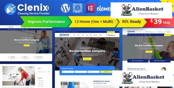 35247 Clenix v2.1.0 - Cleaning Services WordPress Theme 