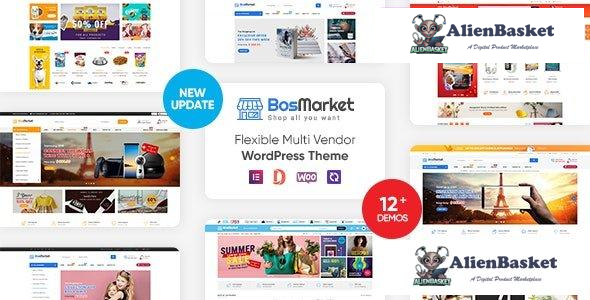 30250 BosMarket v2.0.9 - Flexible Multivendor WooCommerce WordPress Theme 