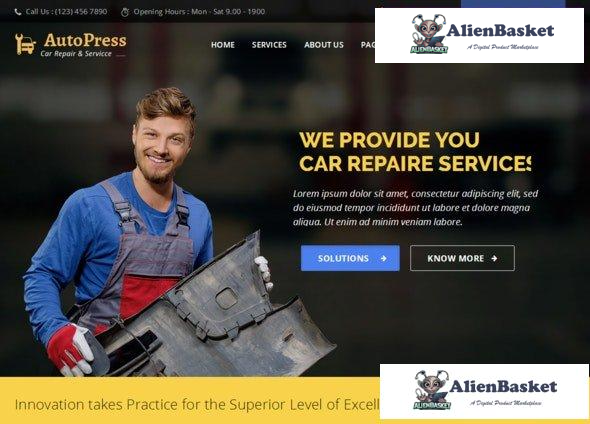 30262 AutoPress v1.3 - Car Repair & Services WordPress Theme 