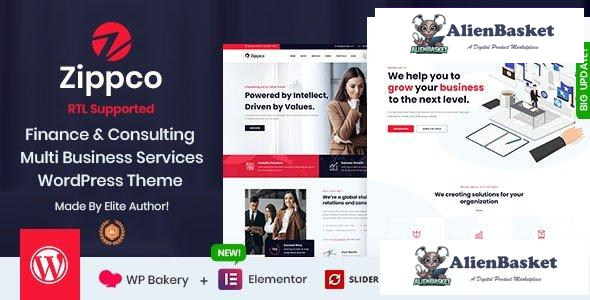 30291 Zippco v1.4 - Business and Finance Consulting WordPress Theme 