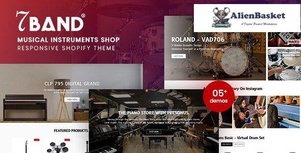 30349 7Band v1.0 - Musical Instruments Shop Shopify Theme 