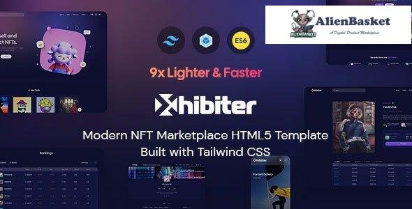 30378 Xhibiter v1.0 - NFT Marketplace HTML Template 