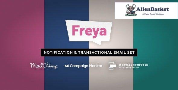30409 Freya v1.0 - Notification & Transactional Email Templates with Online Builder 