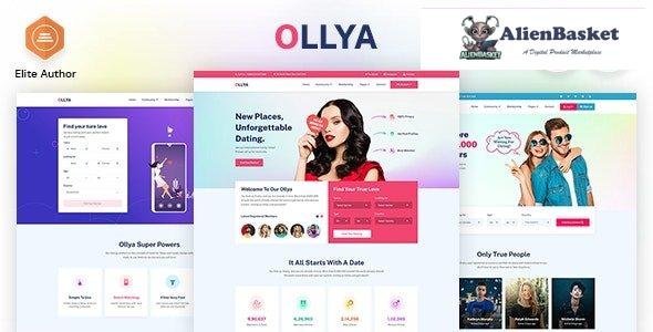 30503 Ollya v1.0 - Dating and Community Site Template 