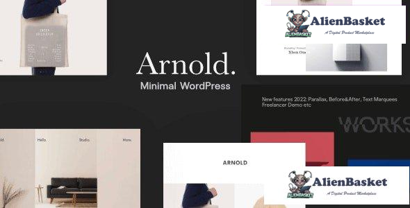 30544 Arnold v2.5.0 - Minimal Portfolio WordPress Theme 