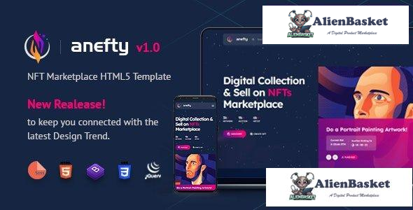 30597 Anefty v1.0 - NFT Marketplace HTML5 Template 