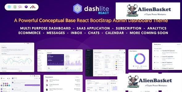 32469 DashLite v1.3.2 - React Admin Dashboard Template 