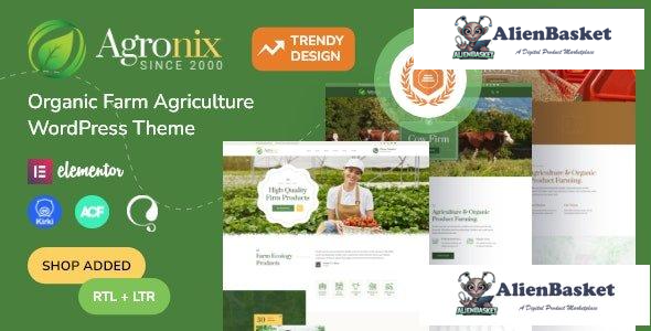 30688 Agronix v1.0 - Organic Farm Agriculture WordPress Theme 