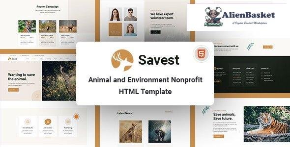 30689 Savest v1.0 - Animal Shelter Website Template 