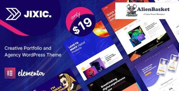 35244 Jixic v1.5 - Creative Portfolio & Agency WordPress Theme 