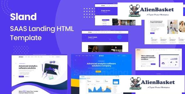 30736 Sland v1.0 - Software Company Landing Page 