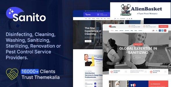 30738 Sanito v1.0 - Sanitizing and Cleaning HTML Template 