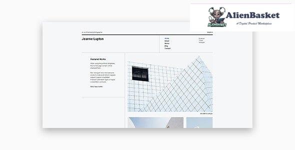 30827 Jeanne v1.1.0 - Minimal Photography and Portfolio WordPress Theme 