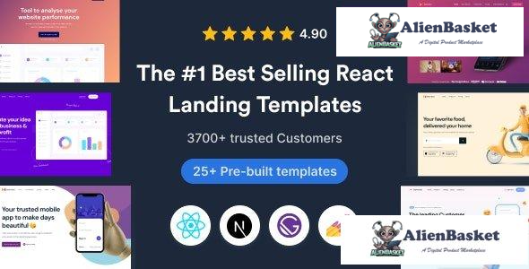 34161 SuperProps v12.0.7 - React Landing Page Templates with Next JS & Gatsby JS 