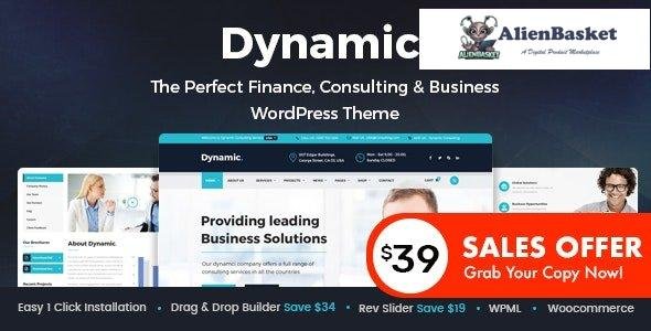 30866 Dynamic v2.6 - Finance and Consulting Business WordPress Theme 