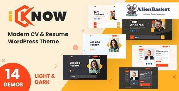 30880 iKnow v8.0 - Personal Portfolio WordPress Theme 