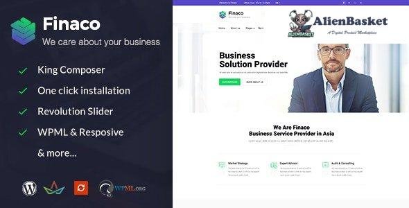 30882 Finaco v2.1 - Consulting & Business WordPress Theme 