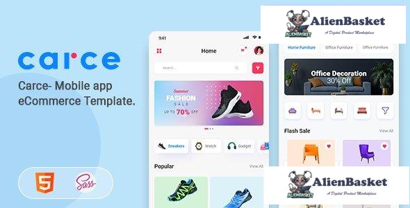 30886 Carce v1.0 - Mobile app eCommerce Template 