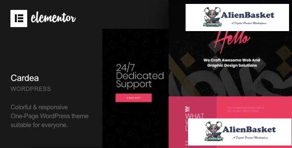 30901 Cardea v2.2 - Portfolio One Page WordPress Theme 