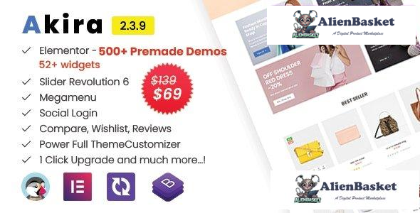 30915 Akira Elementor v2.3.9 - Multipurpose Prestashop 1.7 Theme 