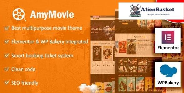 31058 AmyMovie v4.0.0 - Movie and Cinema WordPress Theme 