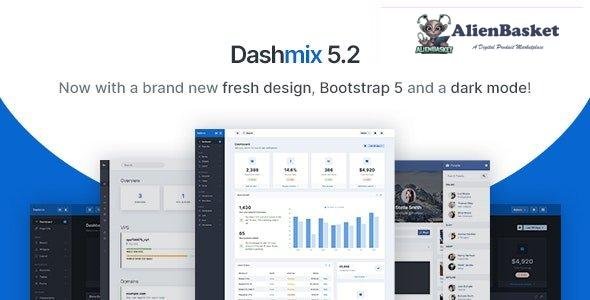 31112 Dashmix v5.2 - Bootstrap 5 Admin Dashboard Template & Laravel 8 Starter Kit 