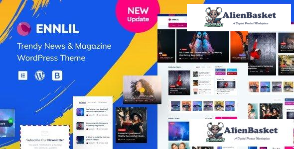31126 Ennlil v1.0.1 - Modern Magazine WordPress Theme 
