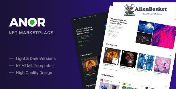 31250 Anor v1.0 - NFT Marketplace HTML Template 