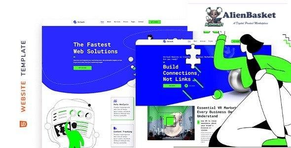 31398 Sitech v1.0 – SaaS Company Website Template 