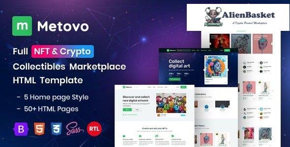 31400 Metovo v1.0 - NFT Marketplace HTML Template 