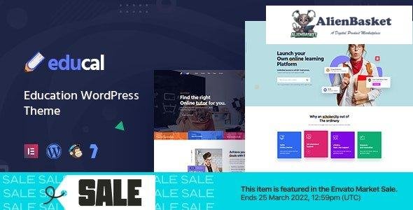 31492 Educal v1.2.5 - Online Courses & Education WordPress Theme + RTL 