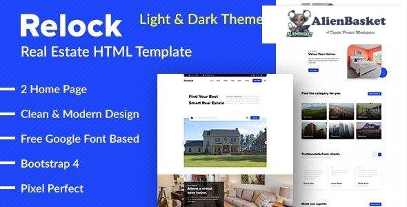 31419 Relock v1.0 - Creative Real Estate One Page HTML Template 