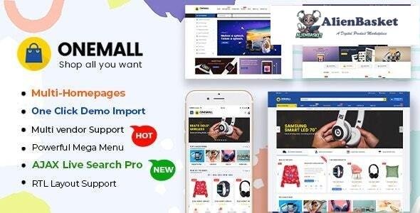 31519 OneMall v1.9.1.2 - eCommerce MarketPlace WooCommerce WordPress Theme 