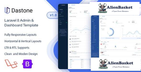 31544 Dastone v1.0.0 - Laravel 8 Admin & Dashboard Template 