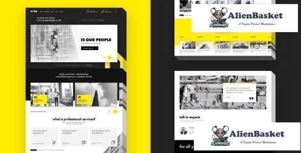 33684 Hank v1.0.9 - Construction WordPress theme 