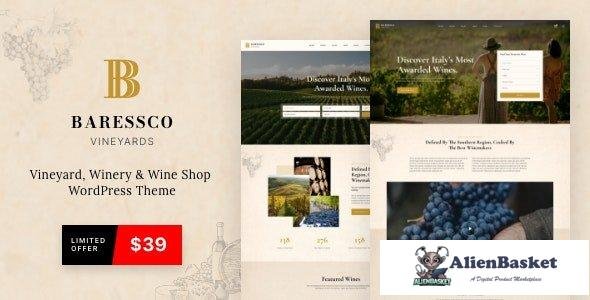 31678 Baressco v1.0.1 - Wine, Vineyard & Winery WordPress Theme 