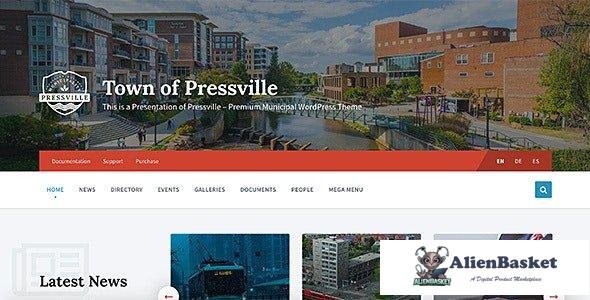 31691 Pressville v2.6.7 - Municipal & City Government WordPress Theme 