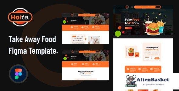 31829 Hotte v1.0 - Take Away Food Figma Template 